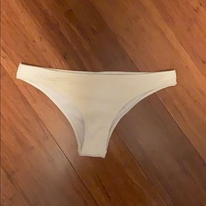 H&M white printed cheeky bikini bottoms size 6